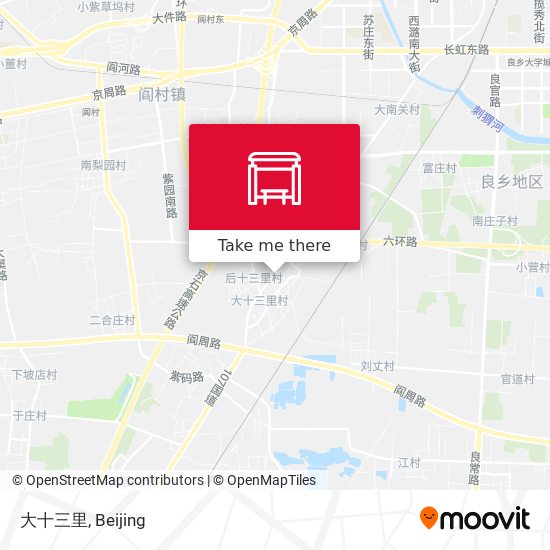 大十三里 map