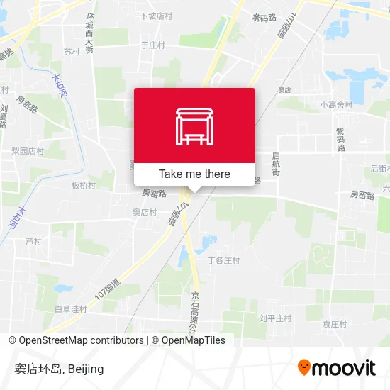 窦店环岛 map