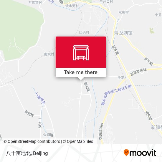八十亩地北 map