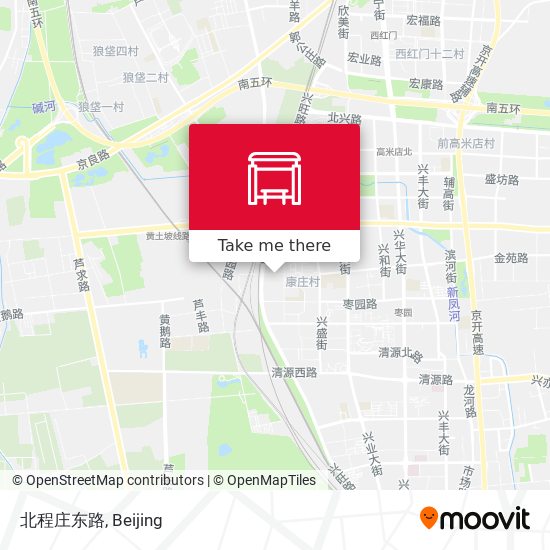 北程庄东路 map