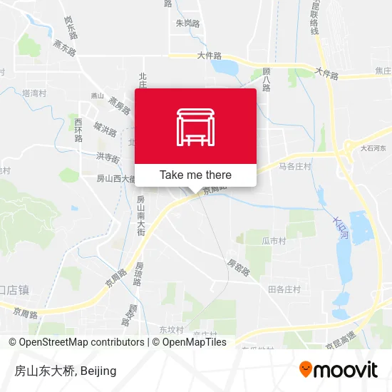 房山东大桥 map