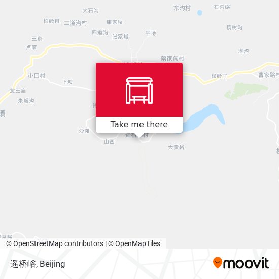 遥桥峪 map