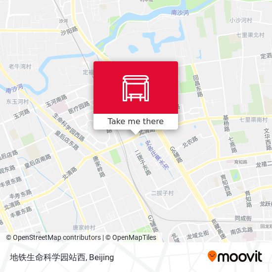 地铁生命科学园站西 map