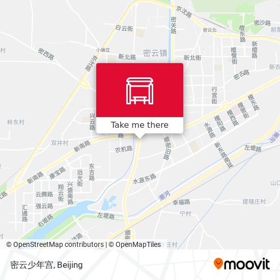 密云少年宫 map