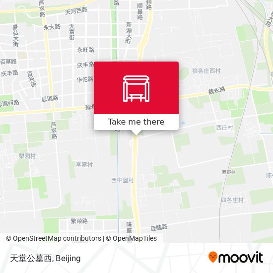 天堂公墓西 map