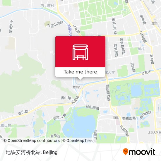 地铁安河桥北站 map