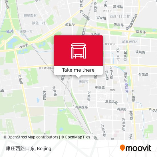 康庄西路口东 map