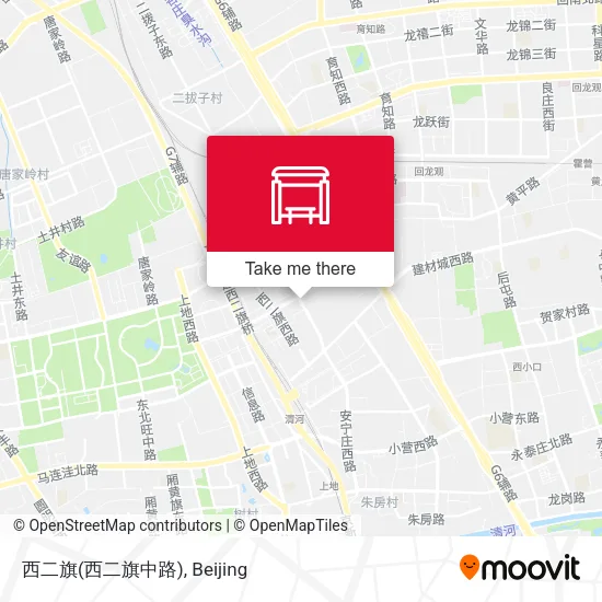 西二旗(西二旗中路) map