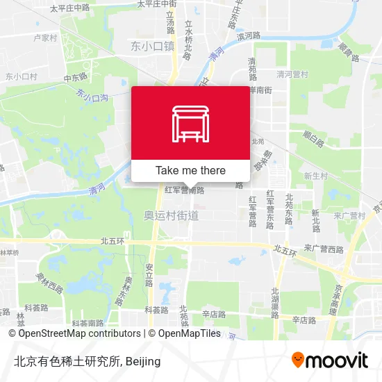 北京有色稀土研究所 map