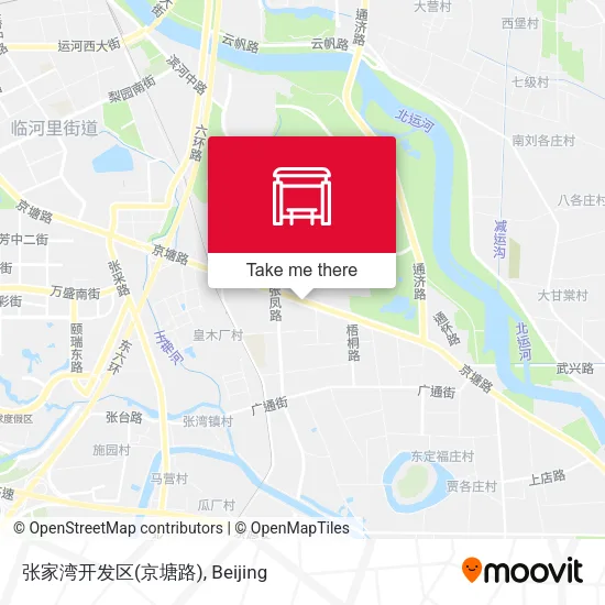 张家湾开发区(京塘路) map
