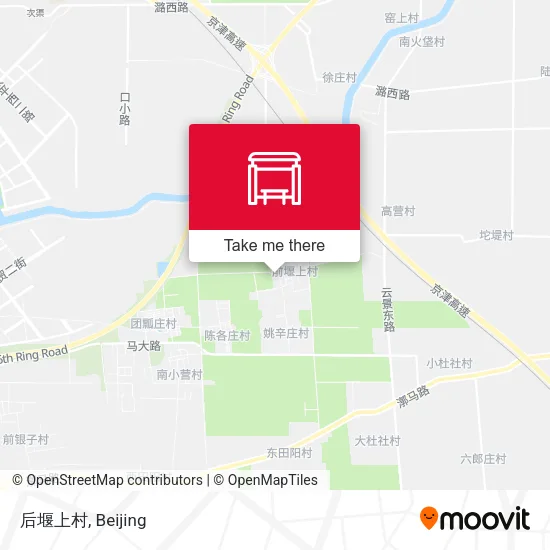 后堰上村 map