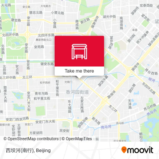 西坝河(南行) map