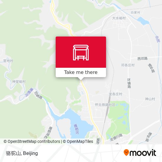 骆驼山 map