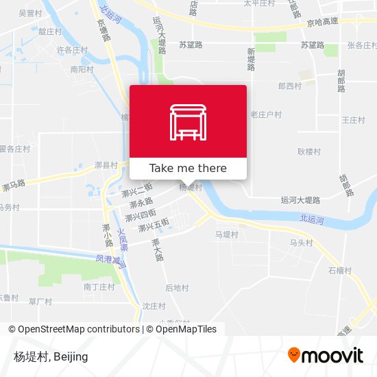 杨堤村 map