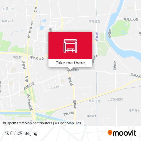 宋庄市场 map