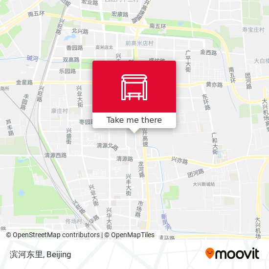滨河东里 map