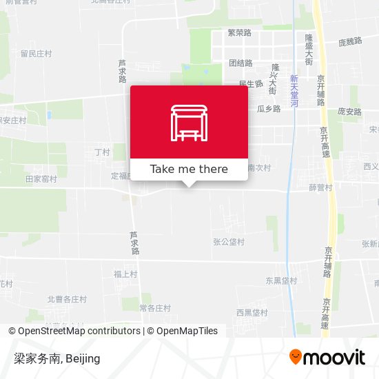 梁家务南 map