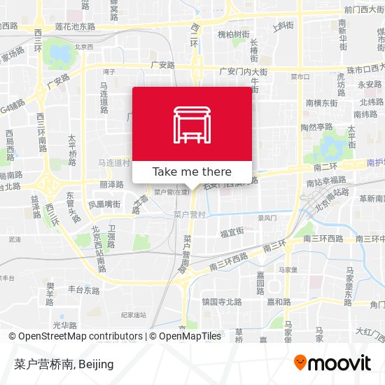 菜户营桥南 map