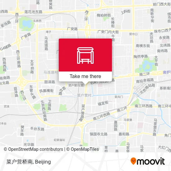 菜户营桥南 map