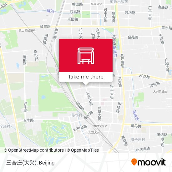 三合庄(大兴) map