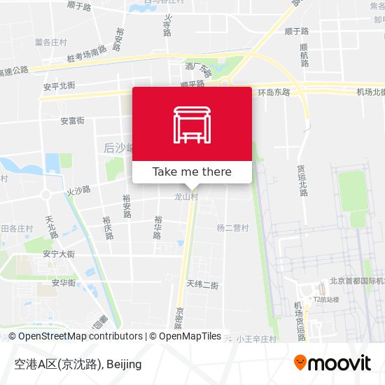 空港A区(京沈路) map