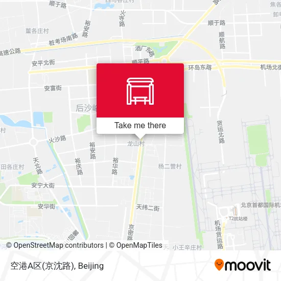 空港A区(京沈路) map