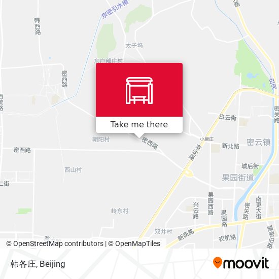 韩各庄 map
