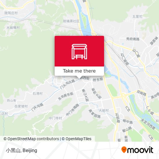 小黑山 map