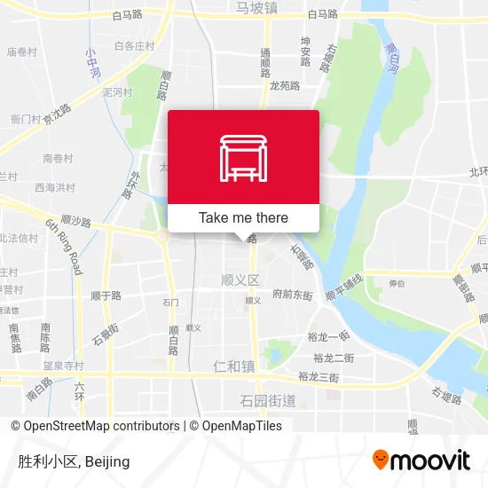 胜利小区 map
