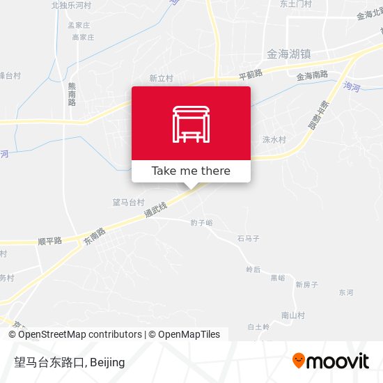 望马台东路口 map