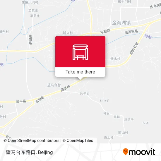 望马台东路口 map