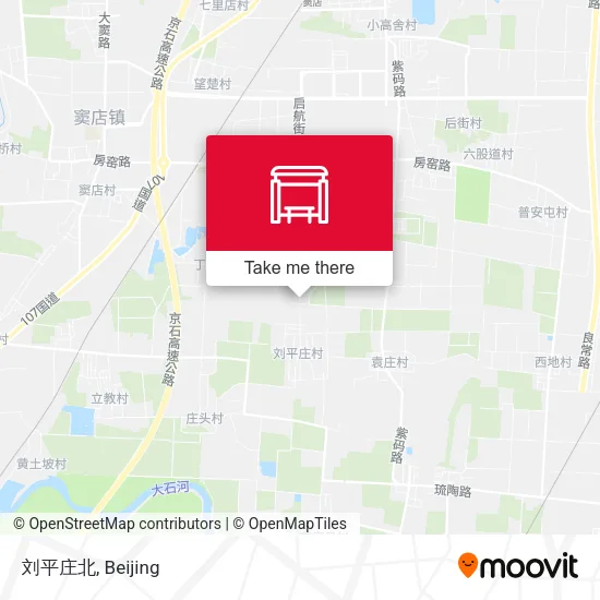 刘平庄北 map
