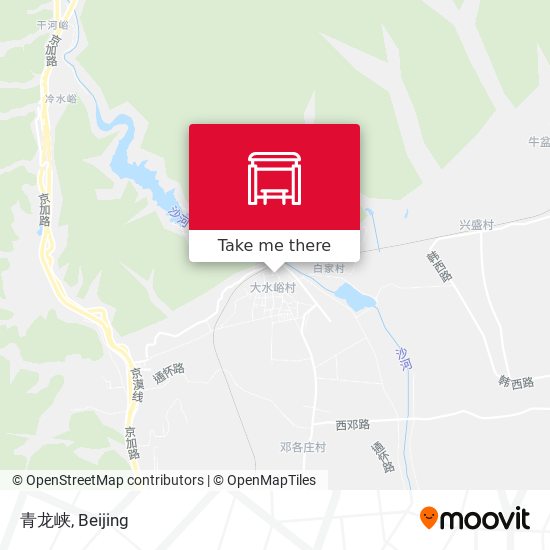 青龙峡 map