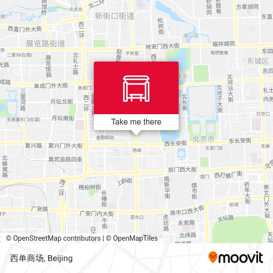 西单商场 map