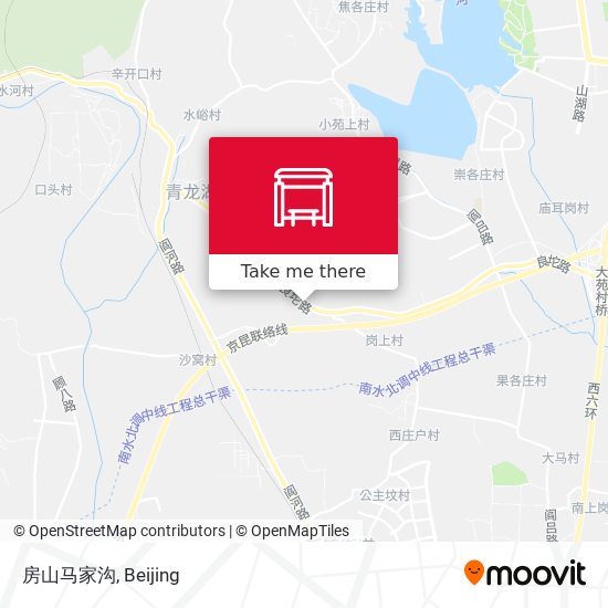 房山马家沟 map