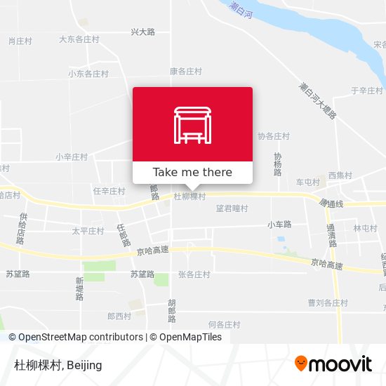 杜柳棵村 map