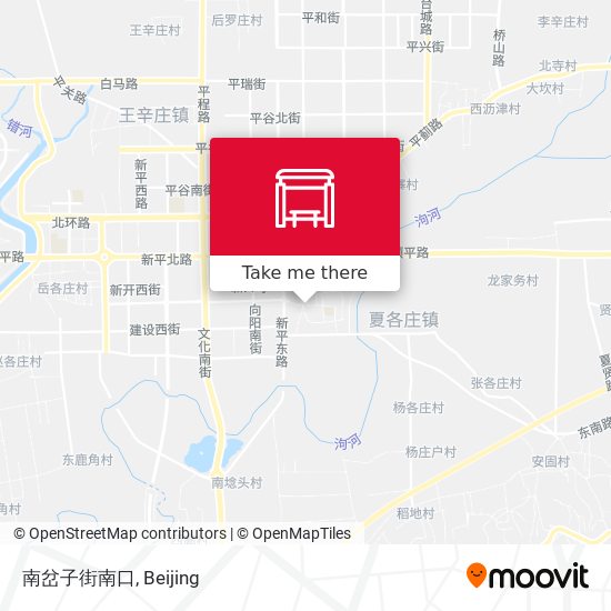 南岔子街南口 map