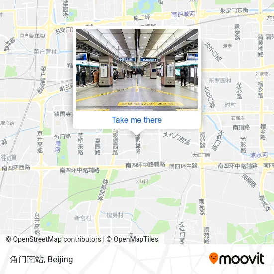 角门南站 map