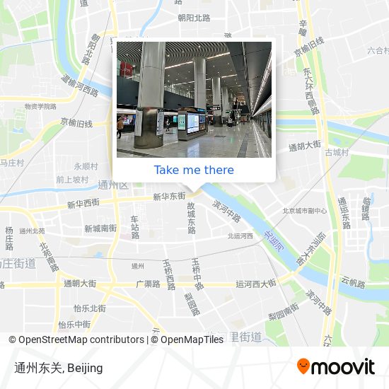 通州东关 map