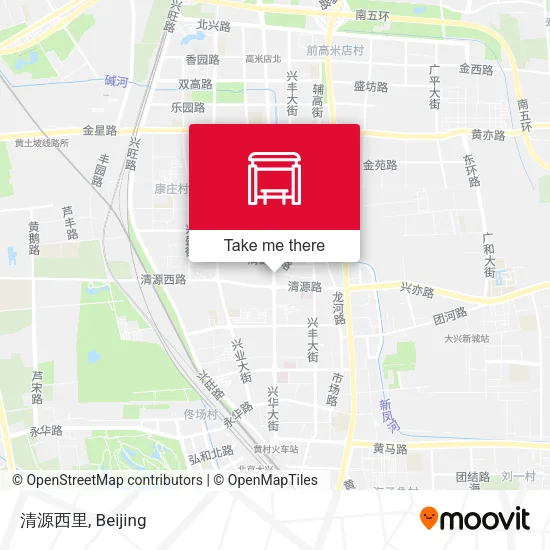 清源西里 map