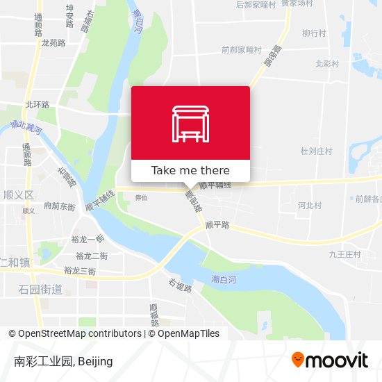 南彩工业园 map