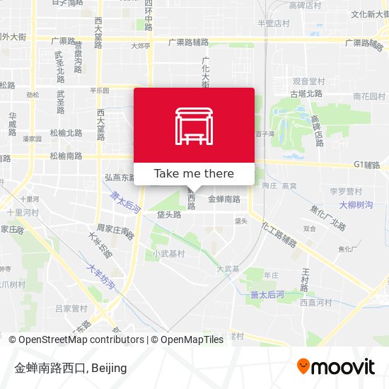 金蝉南路西口 map