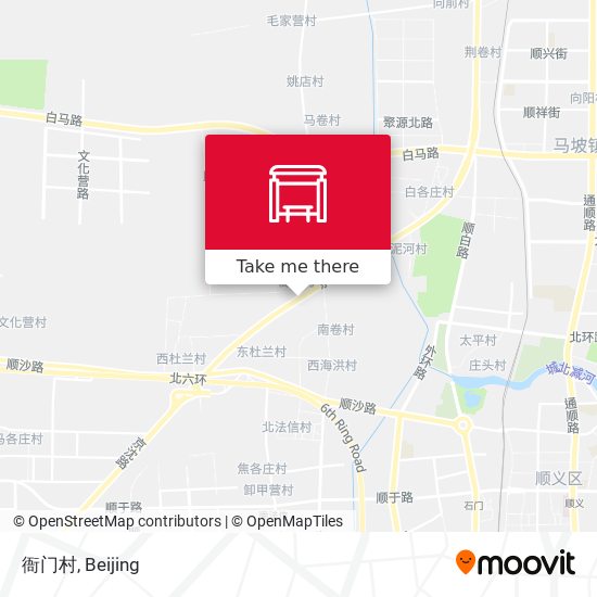 衙门村 map