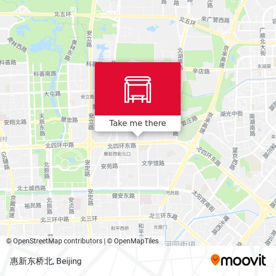 惠新东桥北 map