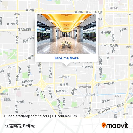 红莲南路 map
