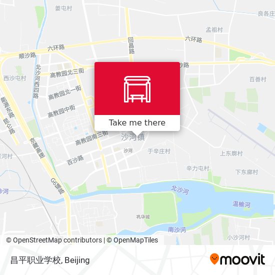 昌平职业学校 map
