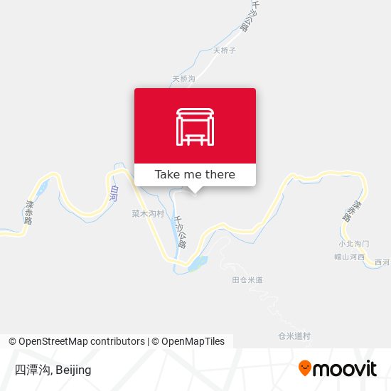 四潭沟 map