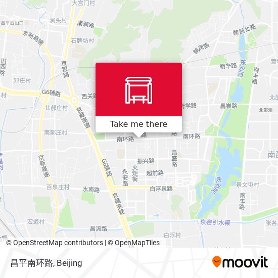 昌平南环路 map