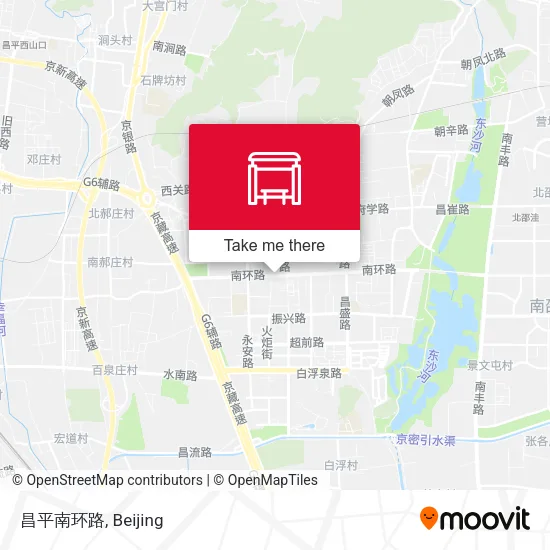 昌平南环路 map