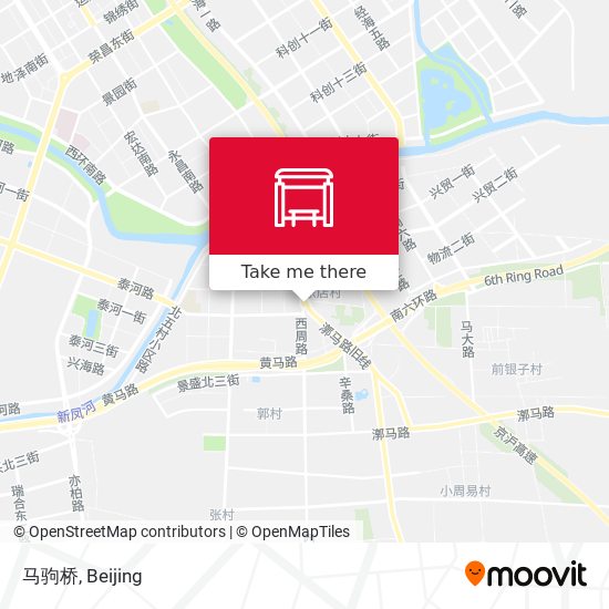 马驹桥 map